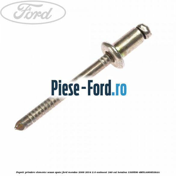 Popnit prindere elemente podea tabla Ford Mondeo 2008-2014 2.0 EcoBoost 240 cai benzina