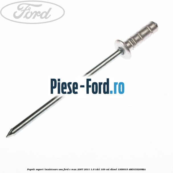 Popnit suport incuietoare usa Ford C-Max 2007-2011 1.6 TDCi 109 cai diesel