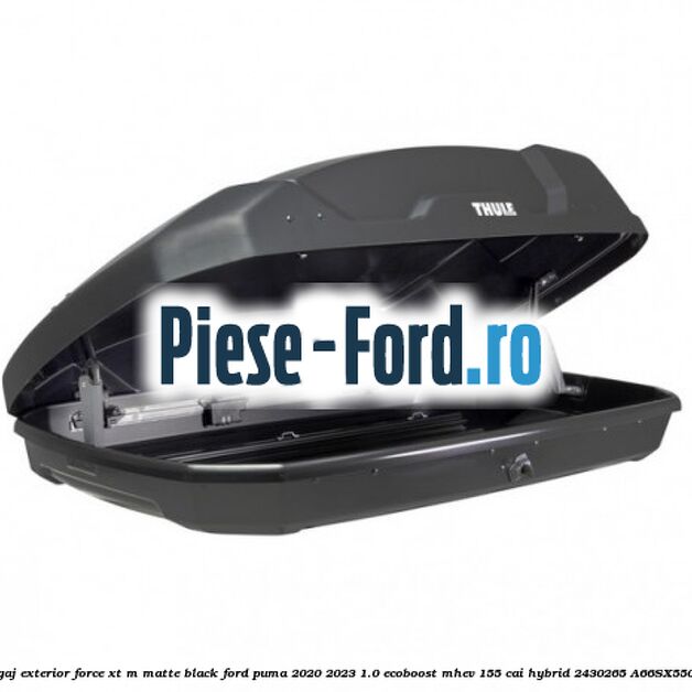 Portbagaj exterior FORCE XT M, matte black Ford Puma 2020-2023 1.0 EcoBoost mHEV 155 cai Hybrid #07D7BF68CF
