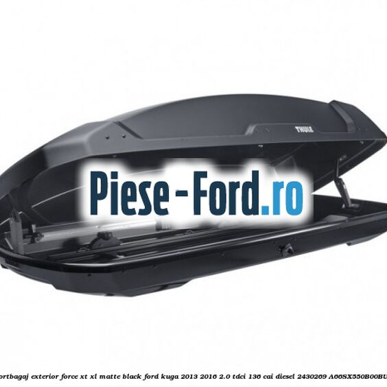 Portbagaj exterior Force XT XL, matte black Ford Kuga 2013-2016 2.0 TDCi 136 cai diesel #C6600E758F