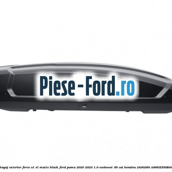 Portbagaj exterior Force XT XL, matte black Ford Puma 2020-2023 1.0 EcoBoost 95 cai benzina #28CDF65D8B
