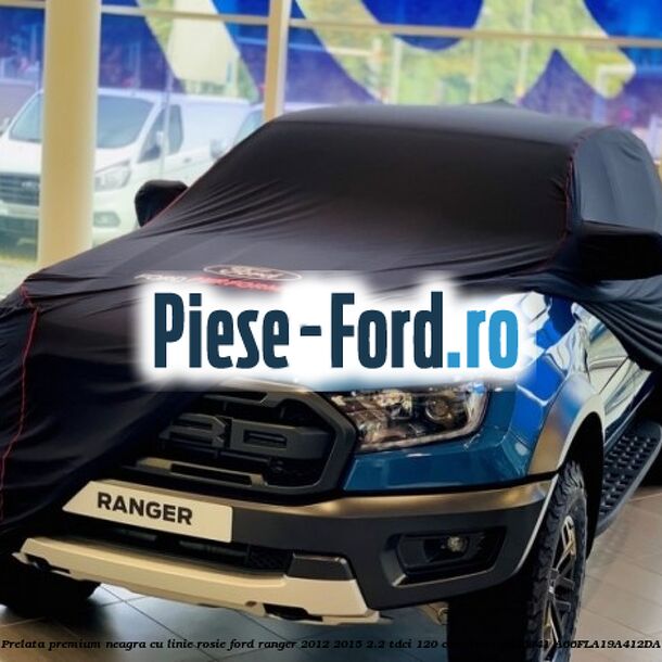 Prelata premium neagra cu linie rosie Ford Ranger 2012-2015 2.2 TDCi 120 cai diesel #77EC2C7D95