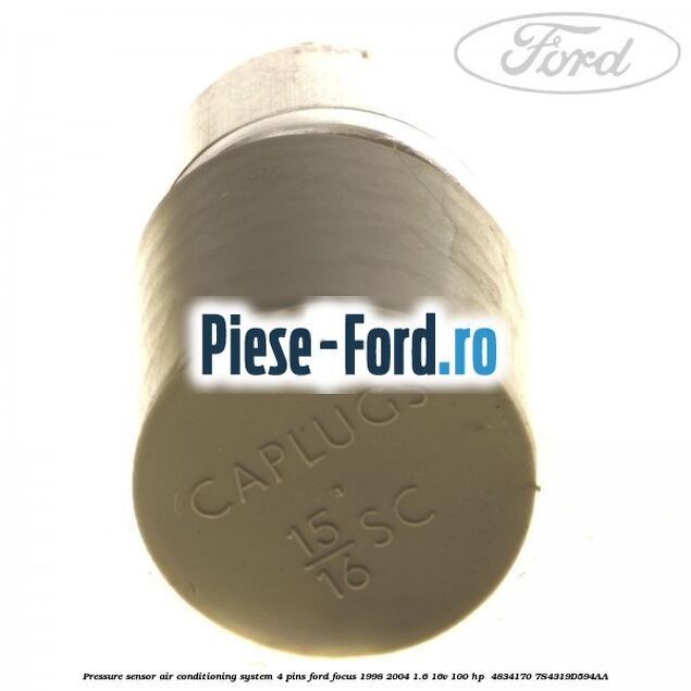 Pressure sensor air conditioning system 4 pins Ford Focus 1998-2004 1.6 16V 100 HP  #FCC38F5858