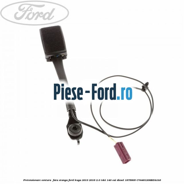 Pretensionare centura  fata stanga Ford Kuga 2013-2016 2.0 TDCi 140 cai diesel