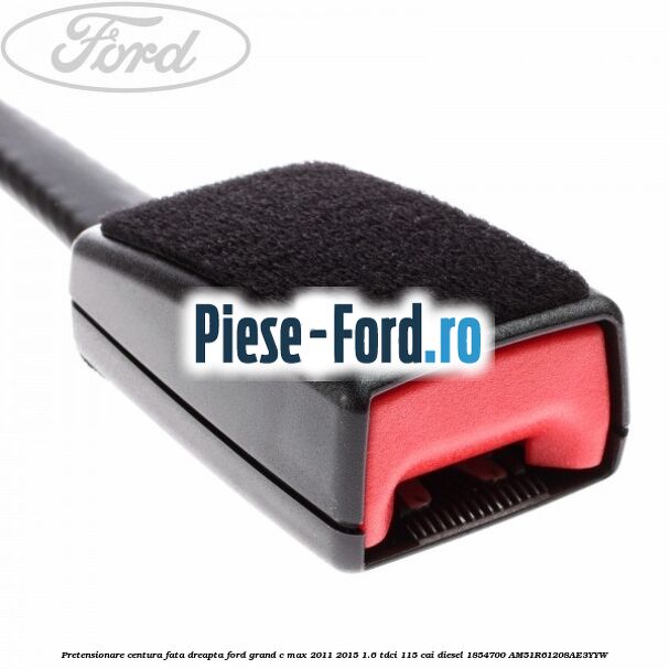 Pretensionare centura fata, dreapta Ford Grand C-Max 2011-2015 1.6 TDCi 115 cai diesel