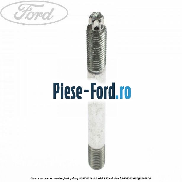 Prezon carcasa termostat Ford Galaxy 2007-2014 2.2 TDCi 175 cai diesel