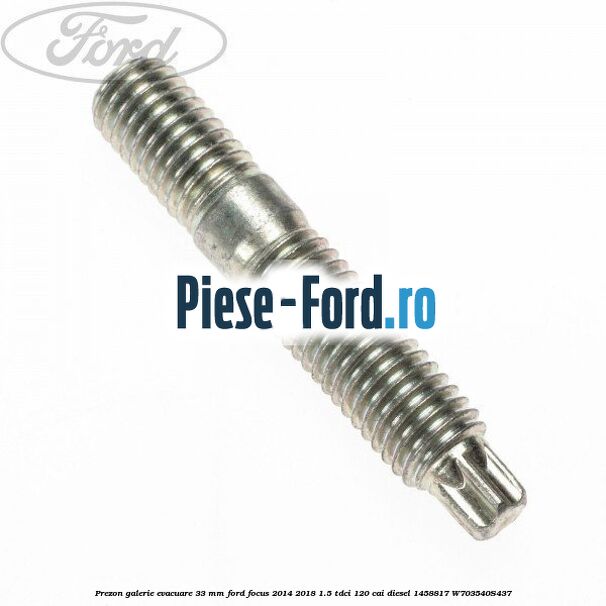 Piulita prindere protectie termica galerie evacuare Ford Focus 2014-2018 1.5 TDCi 120 cai diesel