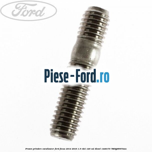 Prezon galerie evacuare 33 MM Ford Focus 2014-2018 1.5 TDCi 120 cai diesel