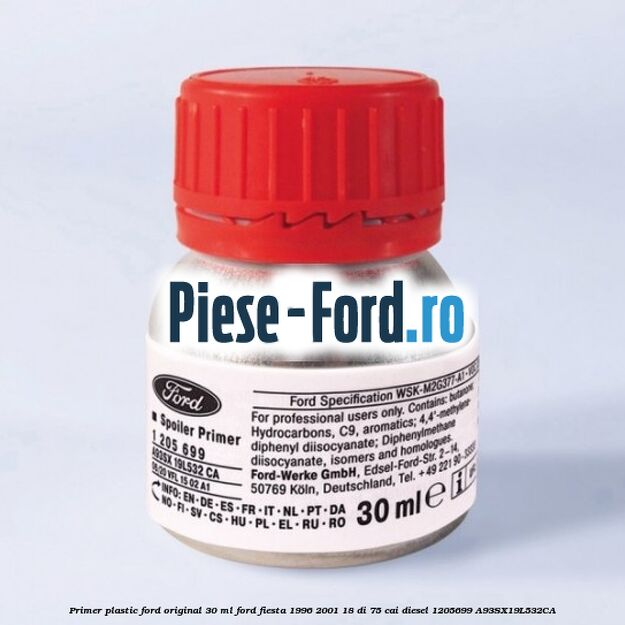 Primer plastic Ford original 30 ML Ford Fiesta 1996-2001 1.8 DI 75 cai #0A3CE8D27D