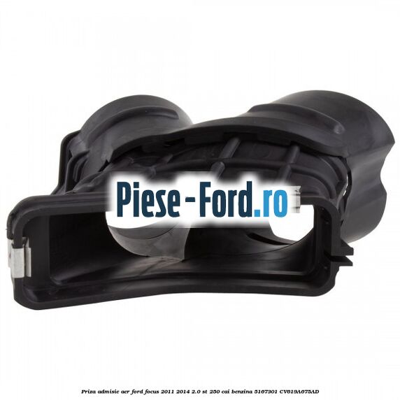 Furtun rezonator filtru aer, inferior Ford Focus 2011-2014 2.0 ST 250 cai benzina