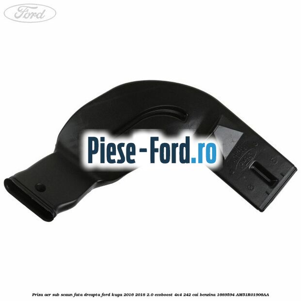 Priza aer sub scaun fata dreapta Ford Kuga 2016-2018 2.0 EcoBoost 4x4 242 cai benzina #9781EE3C83