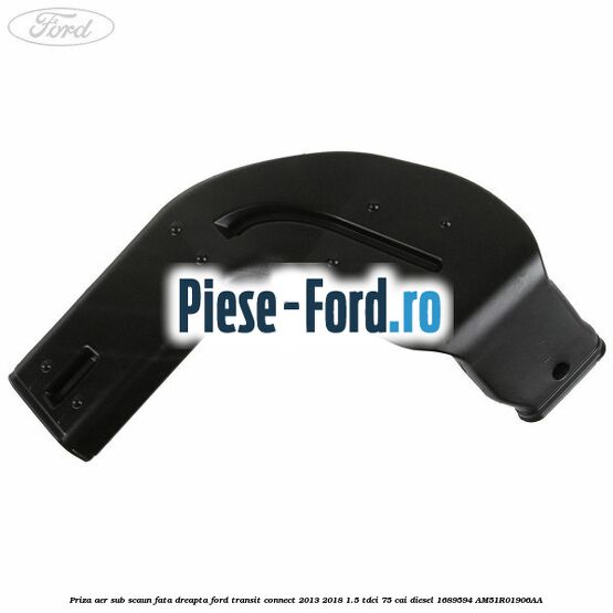 Priza aer sub scaun fata dreapta Ford Transit Connect 2013-2018 1.5 TDCi 75 cai diesel #0CB60B5F1E