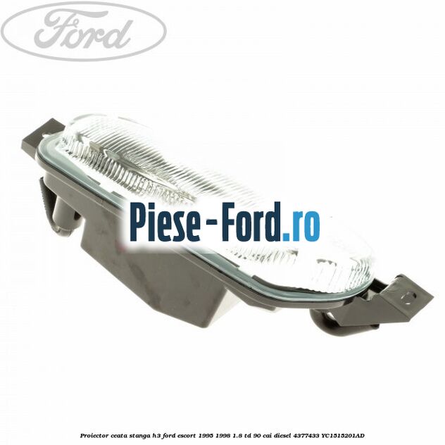 Proiector ceata stanga H3 Ford Escort 1995-1998 1.8 TD 90 cai diesel #221E1CF6DC