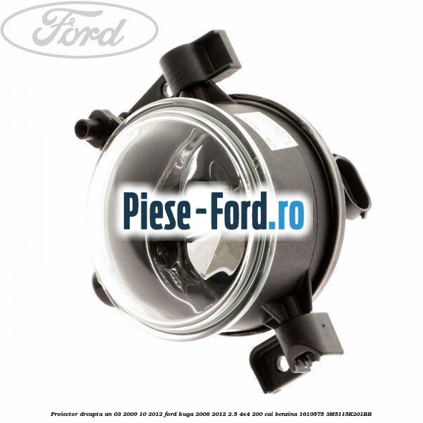Proiector dreapta an 03/2009-10/2012 Ford Kuga 2008-2012 2.5 4x4 200 cai benzina