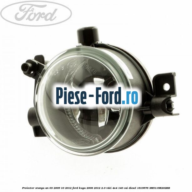 Proiector stanga an 03/2009-10/2012 Ford Kuga 2008-2012 2.0 TDCI 4x4 140 cai diesel