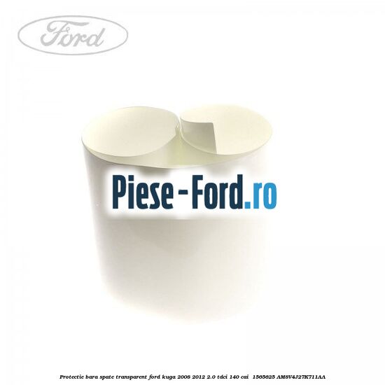 Protectie bara spate, transparent Ford Kuga 2008-2012 2.0 TDCI 140 cai  #998709A64D