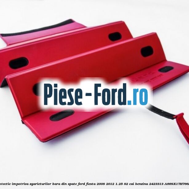 Protectie impotriva zgarieturilor bara din spate Ford Fiesta 2008-2012 1.25 82 cai benzina