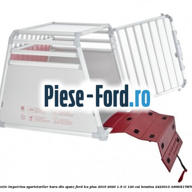 Protectie impotriva zgarieturilor bara din spate Ford Ka plus 2019-2020 1.5 Ti 120 cai benzina #58AD0D4EF2