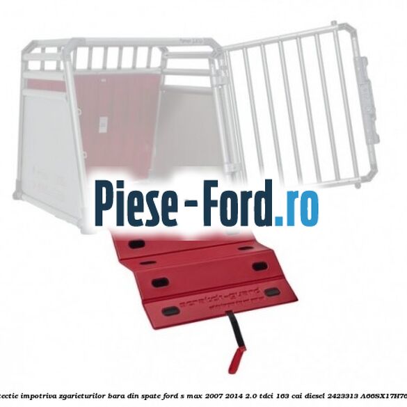 Protectie impotriva zgarieturilor bara din spate Ford S-Max 2007-2014 2.0 TDCi 163 cai diesel