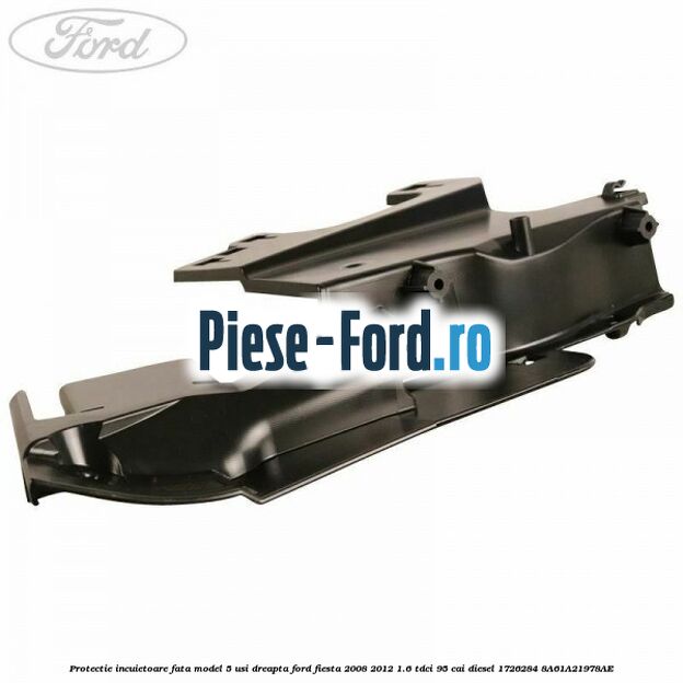 Protectie incuietoare fata model 5 usi dreapta Ford Fiesta 2008-2012 1.6 TDCi 95 cai diesel