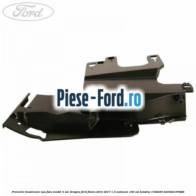 Protectie incuietoare usa fata model 3 usi dreapta Ford Fiesta 2013-2017 1.0 EcoBoost 100 cai benzina