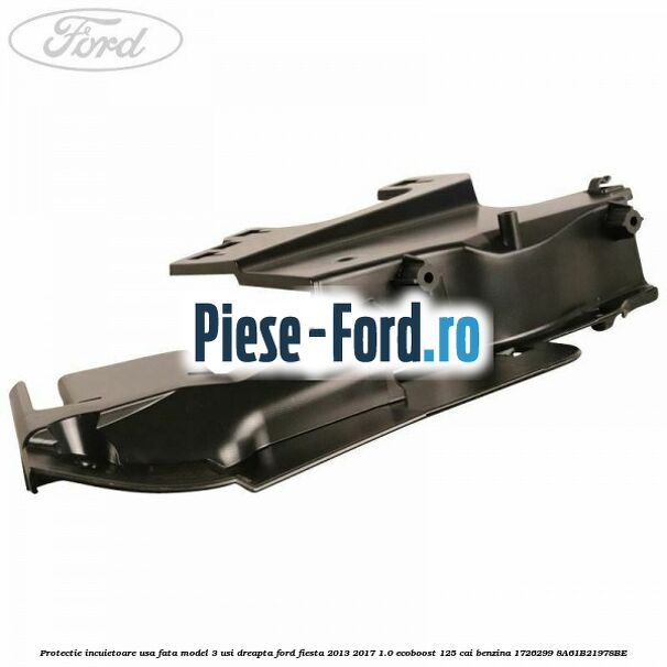 Protectie incuietoare usa fata model 3 usi dreapta Ford Fiesta 2013-2017 1.0 EcoBoost 125 cai benzina