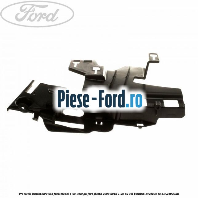 Protectie incuietoare usa fata model 3 usi stanga Ford Fiesta 2008-2012 1.25 82 cai benzina
