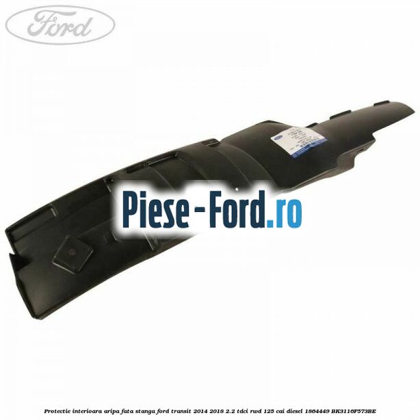 Protectie interioara aripa fata dreapta Ford Transit 2014-2018 2.2 TDCi RWD 125 cai diesel