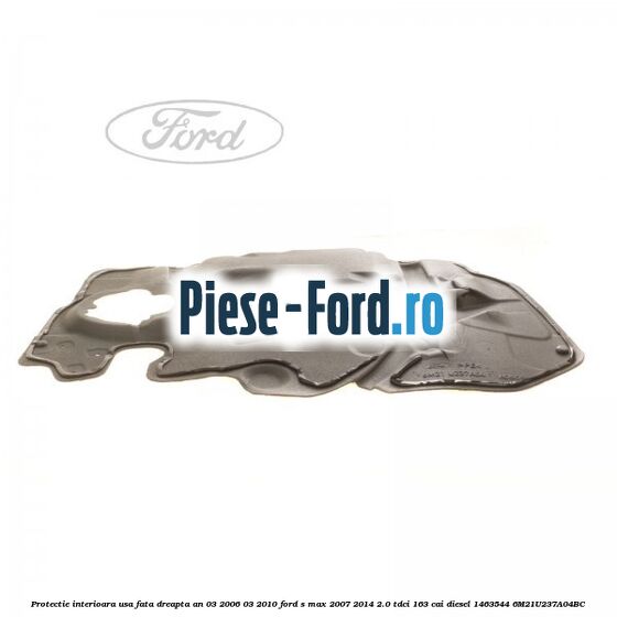 Protectie conducte alimentare rezervor Ford S-Max 2007-2014 2.0 TDCi 163 cai diesel