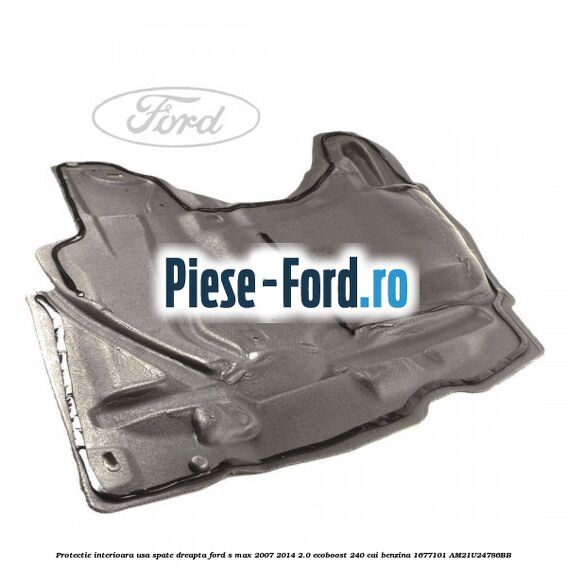 Protectie interioara usa spate dreapta Ford S-Max 2007-2014 2.0 EcoBoost 240 cai benzina