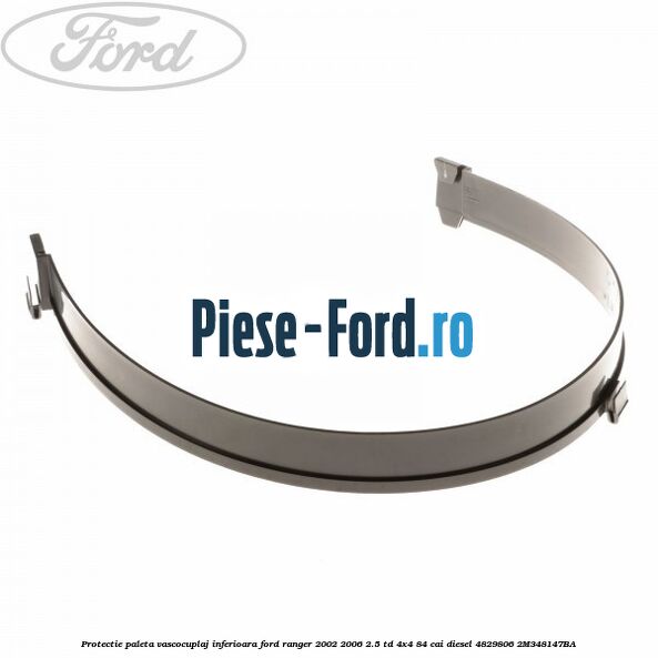 Protectie paleta vascocuplaj inferioara Ford Ranger 2002-2006 2.5 TD 4x4 84 cai diesel #DE2FD0487E