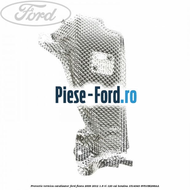 Piulita fixare galerie evacuare, catalizator Ford Fiesta 2008-2012 1.6 Ti 120 cai benzina