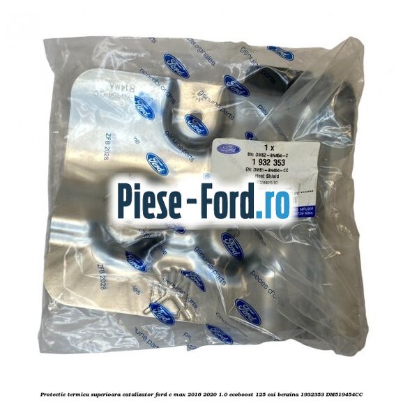 Protectie termica superioara catalizator Ford C-Max 2016-2020 1.0 EcoBoost 125 cai benzina #8FF7BAD010