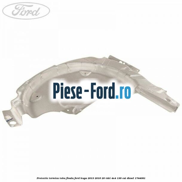 Protectie termica toba finala Ford Kuga 2013-2016 2.0 TDCi 4x4 136 cai #0E78589A48