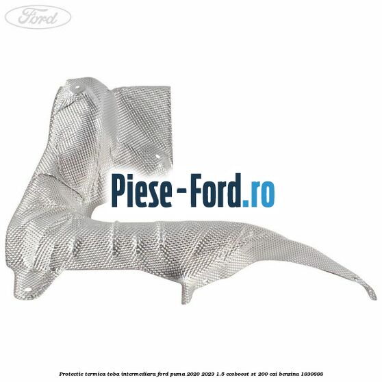 Protectie termica toba intermediara Ford Puma 2020-2023 1.5 EcoBoost ST 200 cai benzina #10664DC313