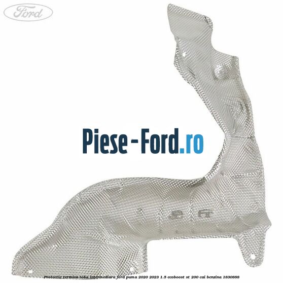 Protectie termica toba intermediara Ford Puma 2020-2023 1.5 EcoBoost ST 200 cai benzina #10664DC313