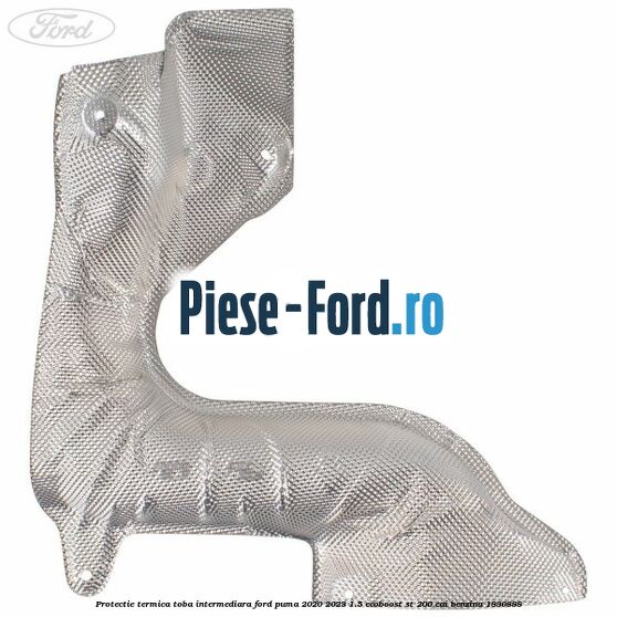 Protectie termica toba intermediara Ford Puma 2020-2023 1.5 EcoBoost ST 200 cai benzina #10664DC313