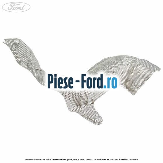 Protectie termica toba intermediara Ford Puma 2020-2023 1.5 EcoBoost ST 200 cai benzina #10664DC313