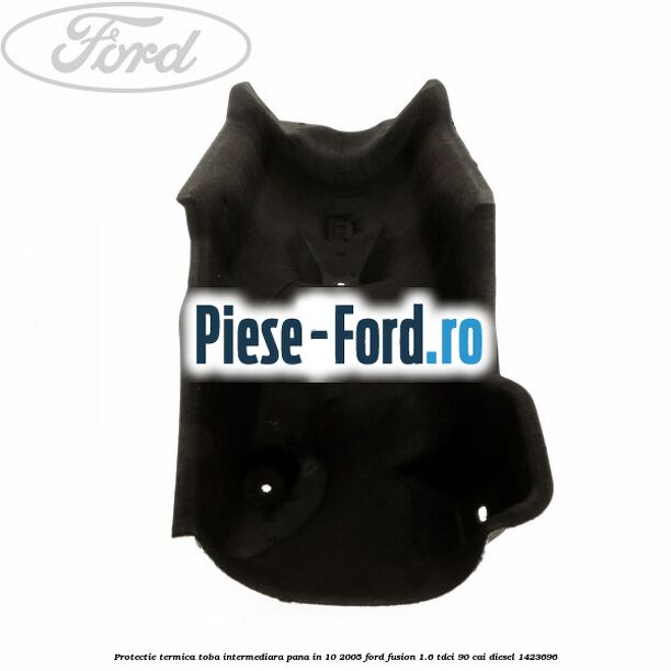 Protectie termica toba intermediara, pana in 10/2005 Ford Fusion 1.6 TDCi 90 cai diesel