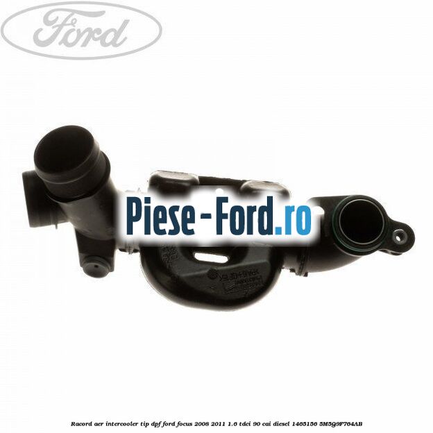 Racord aer intercooler tip DPF Ford Focus 2008-2011 1.6 TDCi 90 cai diesel #A9A37C5650
