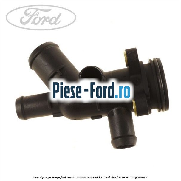 Racord pompa de apa Ford Transit 2006-2014 2.4 TDCi 115 cai #4D321E6421 Racord pompa de apa Ford Transit 2006-2014 2.4 TDCi 115 cai diesel #4D321E6421