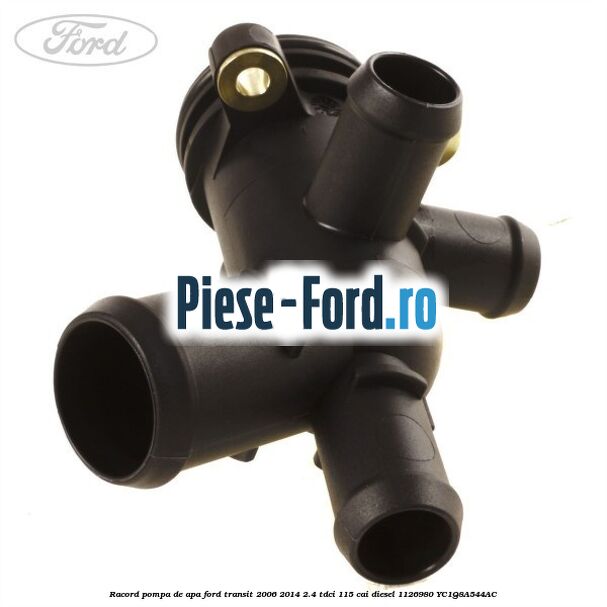 Racord pompa de apa Ford Transit 2006-2014 2.4 TDCi 115 cai #4D321E6421 Racord pompa de apa Ford Transit 2006-2014 2.4 TDCi 115 cai diesel #4D321E6421