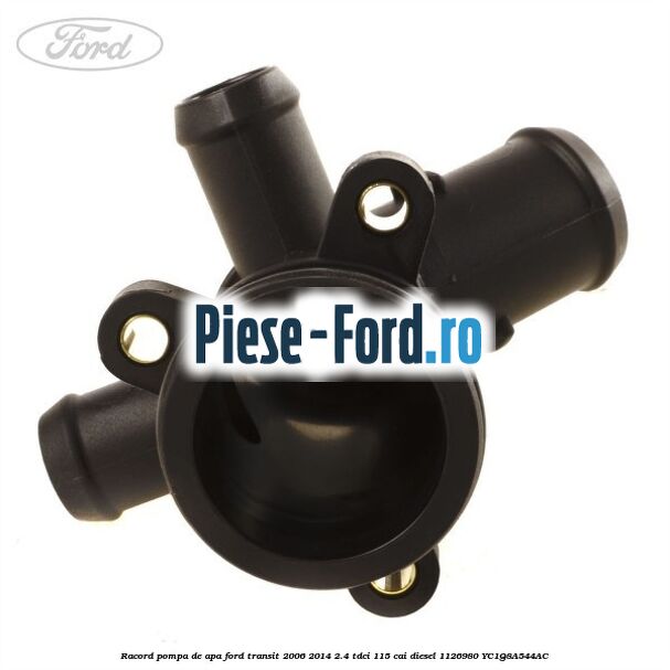 Racord pompa de apa Ford Transit 2006-2014 2.4 TDCi 115 cai #4D321E6421 Racord pompa de apa Ford Transit 2006-2014 2.4 TDCi 115 cai diesel #4D321E6421