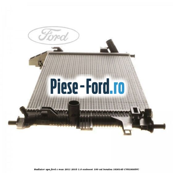 Bucsa radiator apa, superior Ford C-Max 2011-2015 1.0 EcoBoost 100 cai benzina