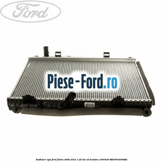 Bucsa radiator apa, superior Ford Fiesta 2008-2012 1.25 82 cai benzina