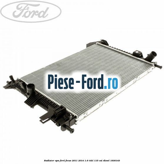 Radiator apa Ford Focus 2011-2014 1.6 TDCi 115 cai diesel #B1B20EA5C1