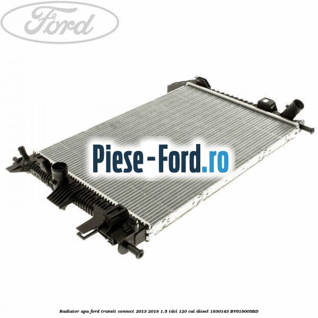Garnitura absorbant soc superioara radiator apa Ford Transit Connect 2013-2018 1.5 TDCi 120 cai diesel