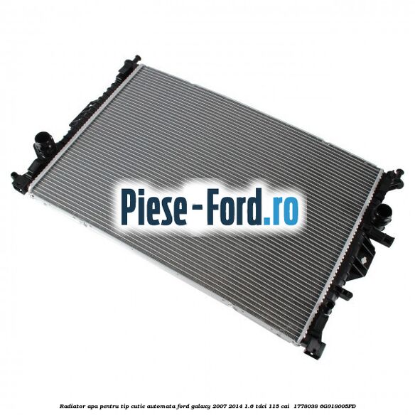 Radiator apa pentru tip cutie automata Ford Galaxy 2007-2014 1.6 TDCi 115 cai  #EBD876E0D9