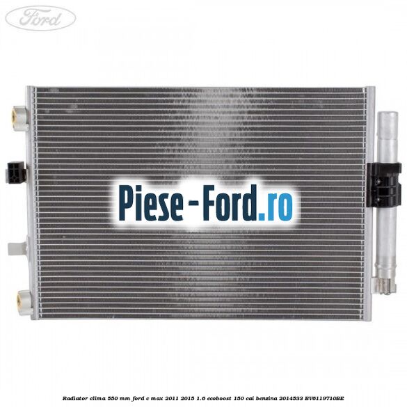 Radiator clima 550 mm Ford C-Max 2011-2015 1.6 EcoBoost 150 cai benzina #8123CA2289