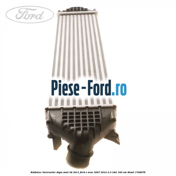 Radiator intercooler dupa anul 08/2011 Ford S-Max 2007-2014 2.0 TDCi 163 cai diesel